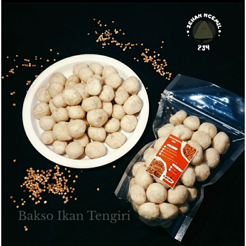 

(100 gram) Bakso ikan tengiri, bakso ikan tengiri original daun jeruk