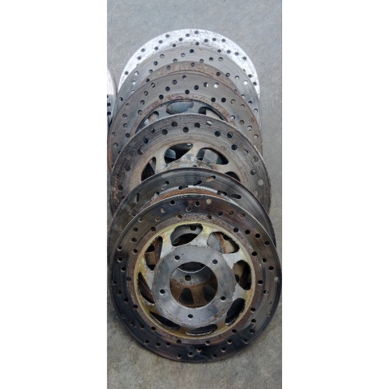 piringan cakram bekas motor bebek 22cm cekung/datar