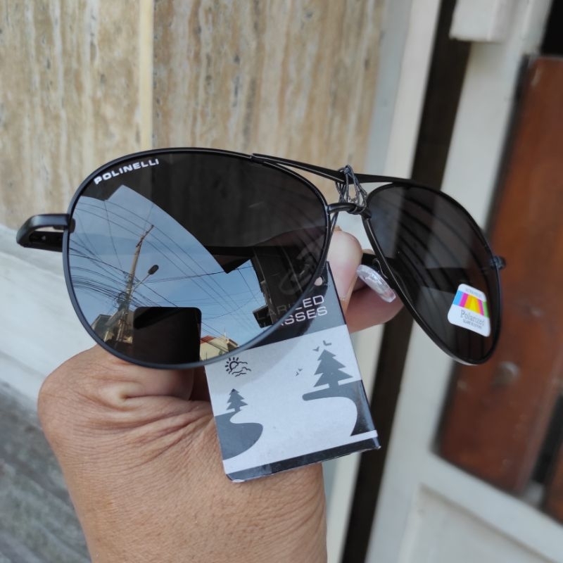 Kacamata Polarized Pria PREMIUM Original Anti Radiasi dan Ultraviolet PASER IKAN