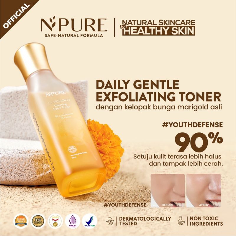 NPURE MARIGOLD CLEARNING PETAL TONER