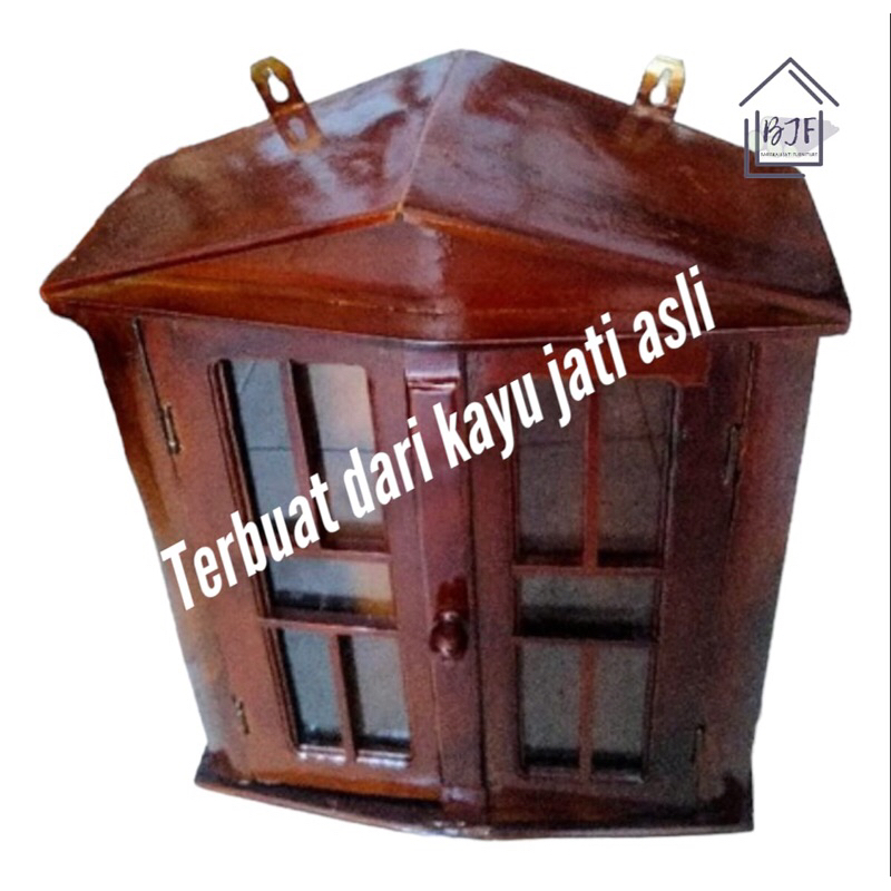 Tempat kotak obat kayu jati
