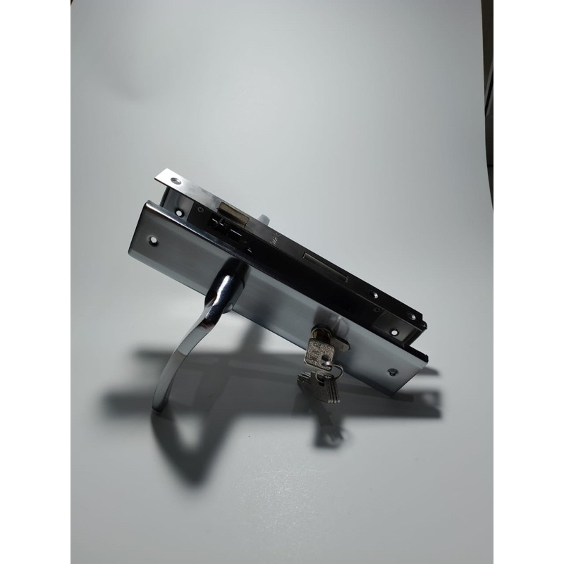 Kunci pintu besar stainless komplit 25cm Warlock cx9