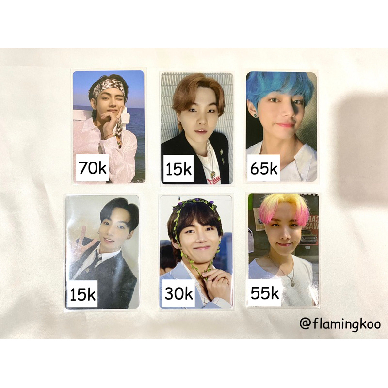 PHOTOCARD PC BTS BUTTER MOTS DICON TAEHYUNG SUGA JHOPE RM OFFICIAL