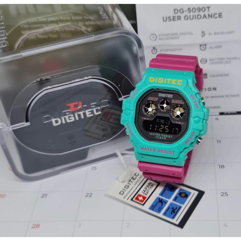 jam tangan digitec DG 5090T Analog-Digital