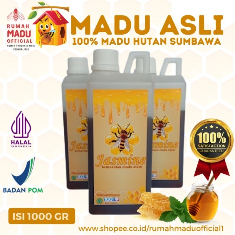 

MADU ASLI HUTAN SUMBAWA 100% BOTOL 1000 Gr | MADU MULTIFLORA | RUMAH MADU OFFICIAL