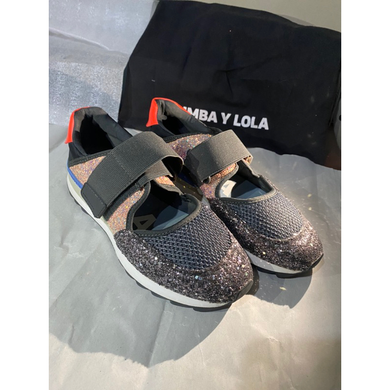 split trf baca desc bimba y lola sneakers shoes preloved 38