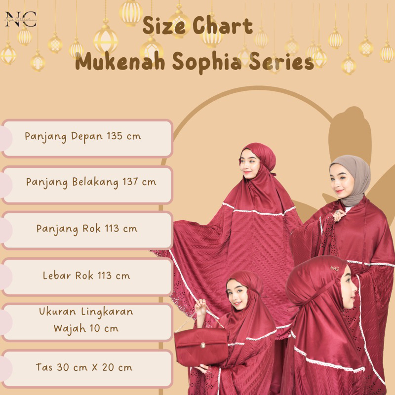 NC - SOPHIA SERIES MUKENAH VELVET SUTRA PREMIUM