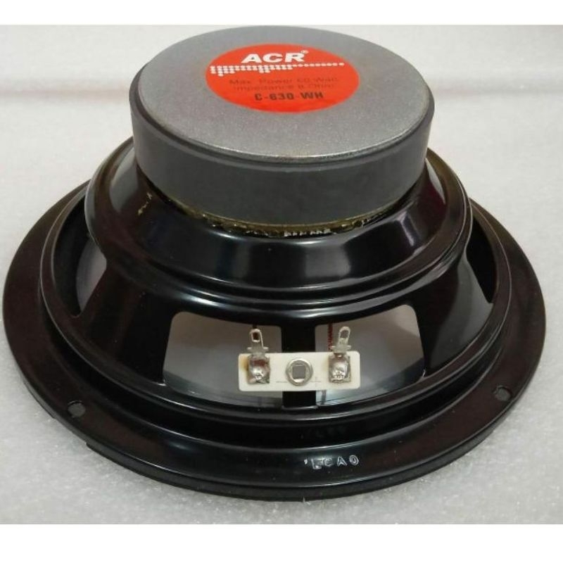 speaker acr c 630 wh transparan  midlow vocal 8 ohm 60 watt