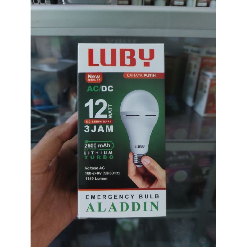 Lampu emergency Luby nyala saat listrik padam mati