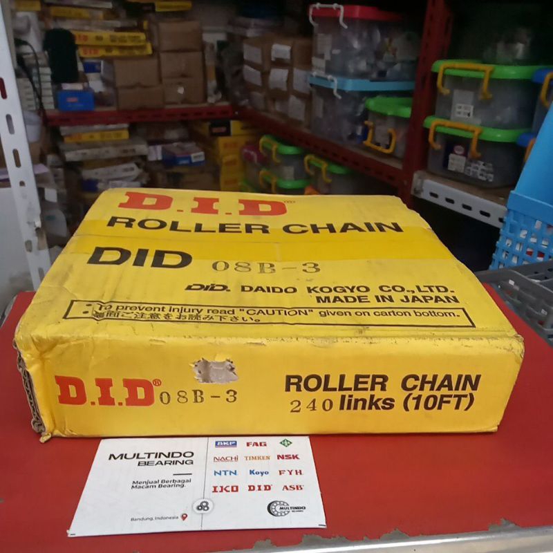 Rantai RS 08B-3 TRIPLE DID JAPAN ROLLER CHAIN ORIGINAL