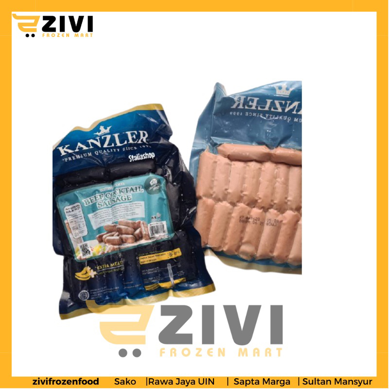 

Kanzler beef cocktail sausage 250gr