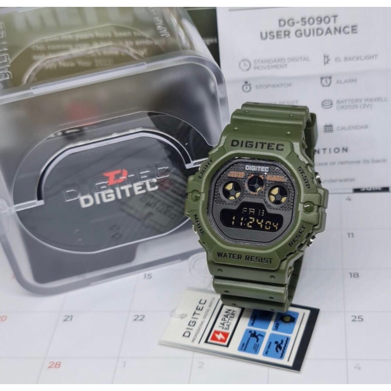 jam tangan digitec DG 5090T Analog-Digital