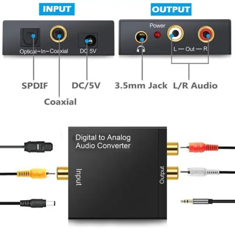 digital to analog converter +adaptor