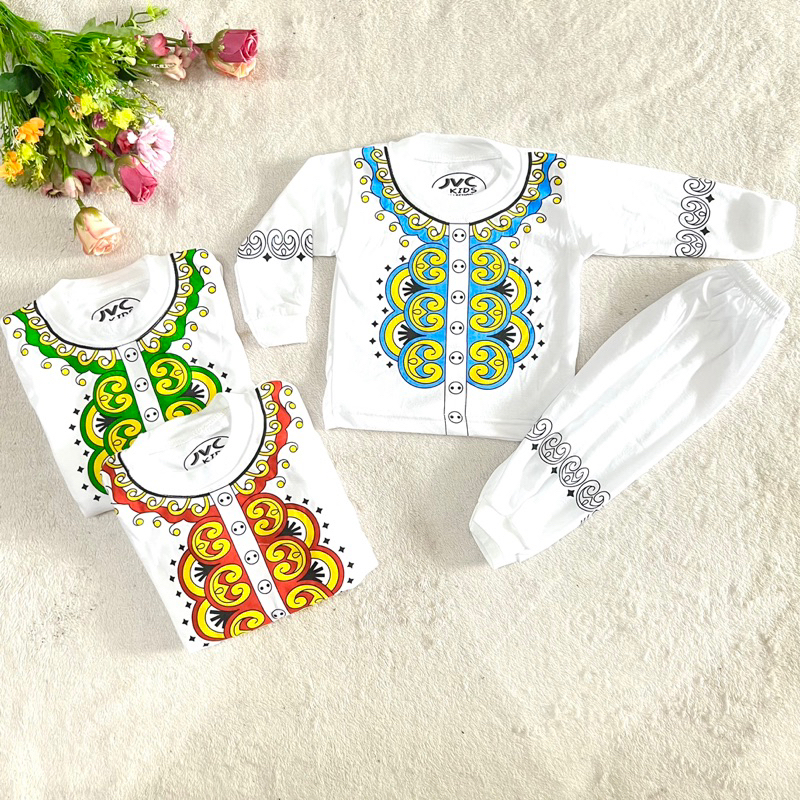 Setelan Koko Anak 3 4 5 6 7 8 9 10 11 12 Bulan-1,5 Tahun Anak Cowok Laki laki set muslim lucu kekinian terbaru baju koko ( Setelan Koko Al- Fatih )