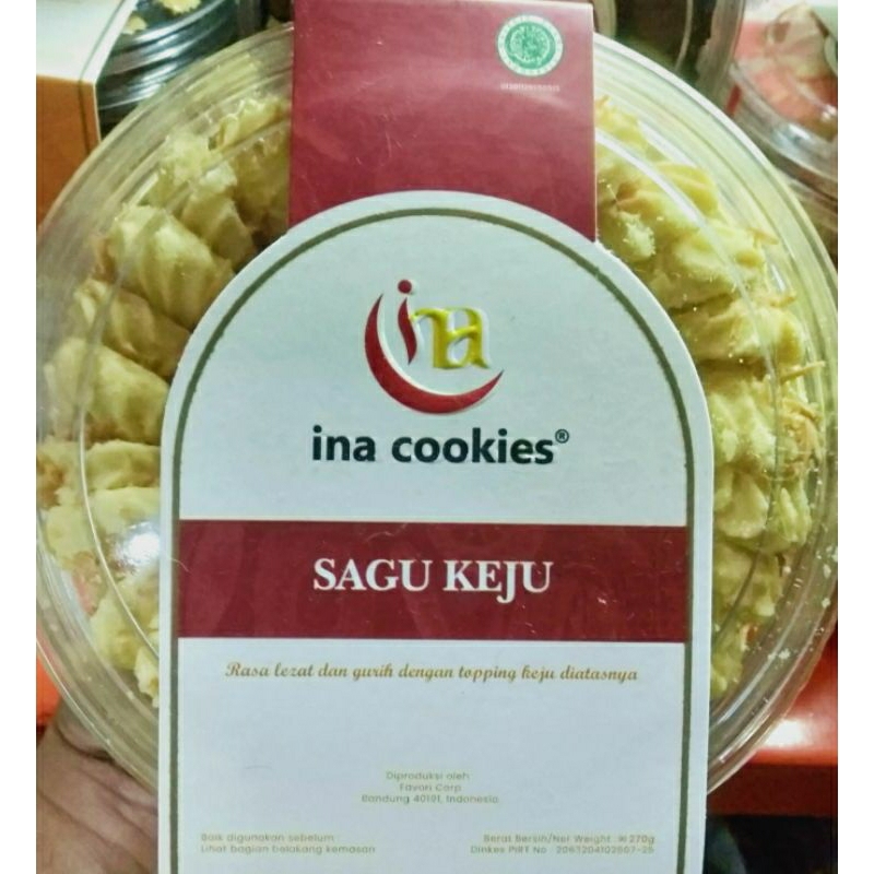 

Sagu Keju Ina Cookies (free bubble warp)