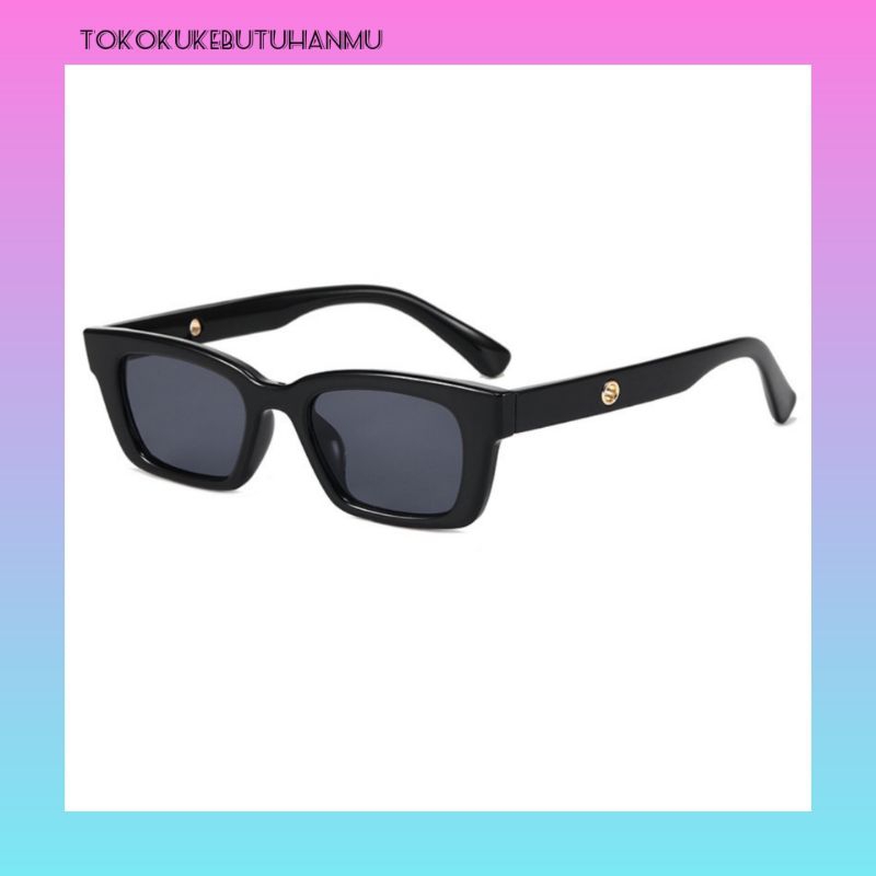 kacamata retro kacamata sunglasses kacamata Korean wanita pria kacamata hitam kacamata Jennie blackpink