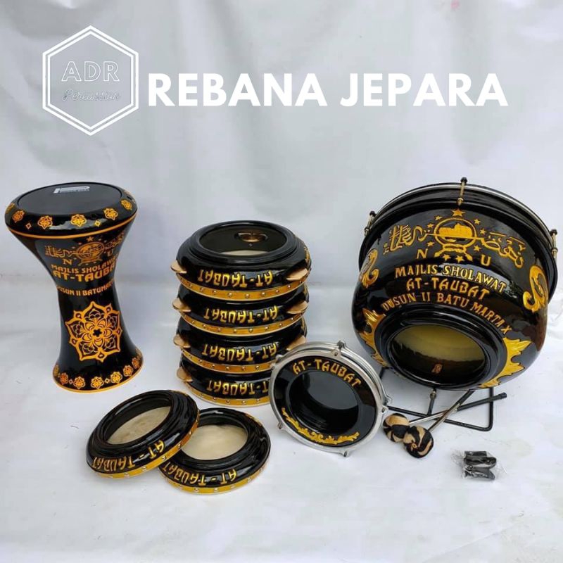 PROMO ALAT HADROH REBANA JEPARA MOTIF NU UKIR FULSET