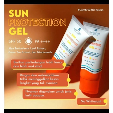 La Tulipe Sun Protection Gel SPF 50 PA++++