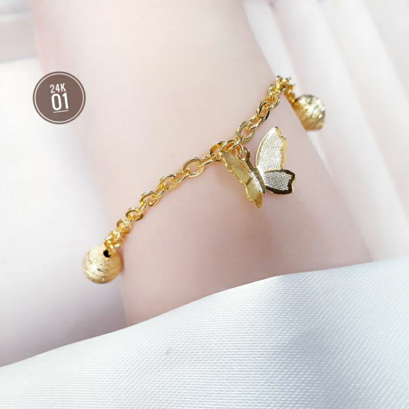 Gelang Tangan Rantai Xuping 24K Cantik Dan Simple N18032304