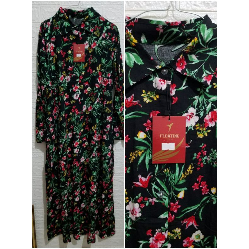 Gamis branded floating extu original