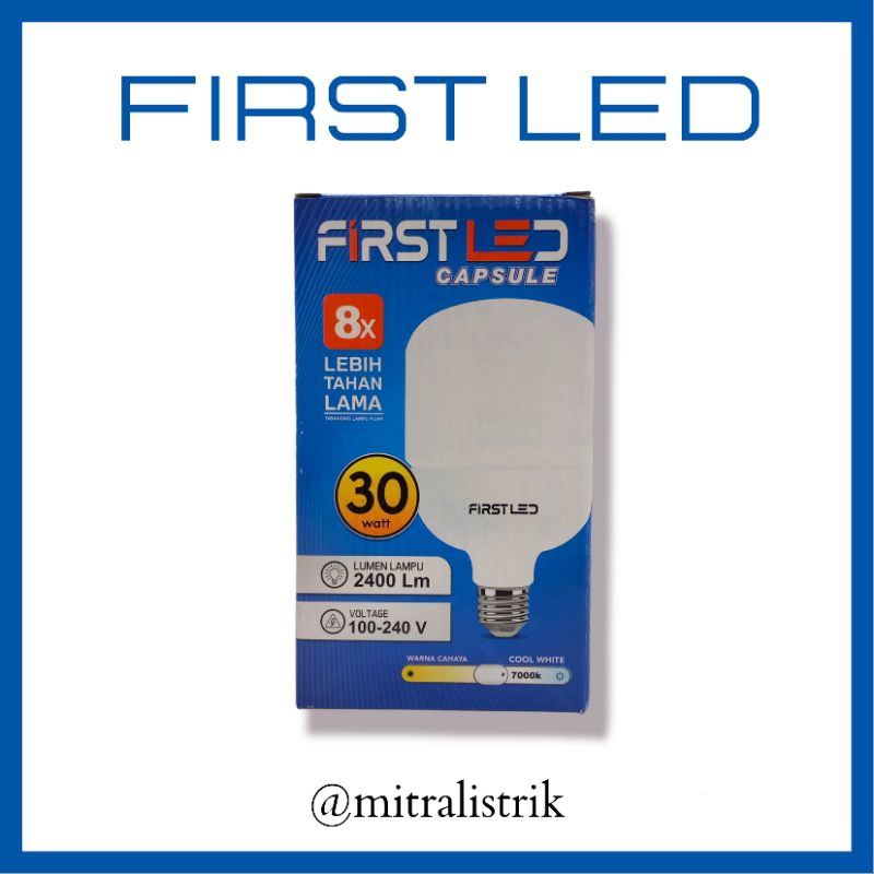 Lampu Led Capsule 30Watt 7000K FIRST LED