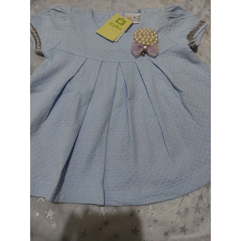 dress eyka biru mutiara