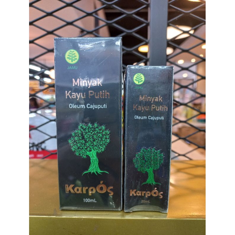 Karpos minyak kayu putih premium 20 ml dan 100 ml .. 100% ANTI VIRUS