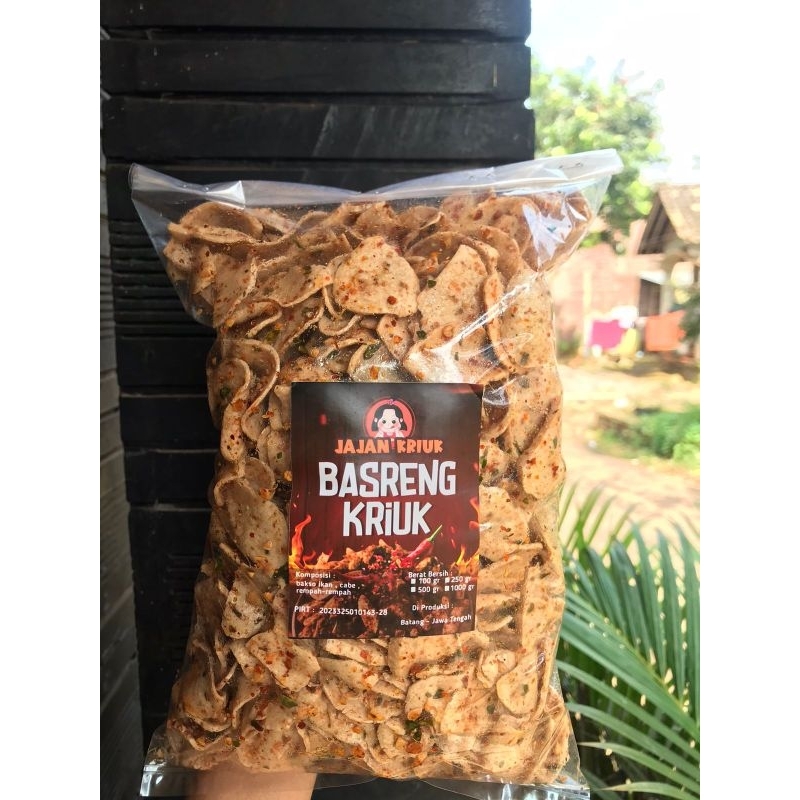 

BASRENG PIPIH EXTRA PEDAS DAUN JERUK 500 gram