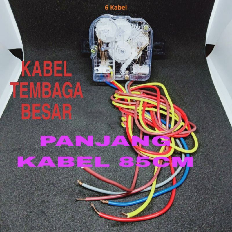 Timer Mesin Cuci Multi Universal 3 dan 6 kabel Panjang 85CM