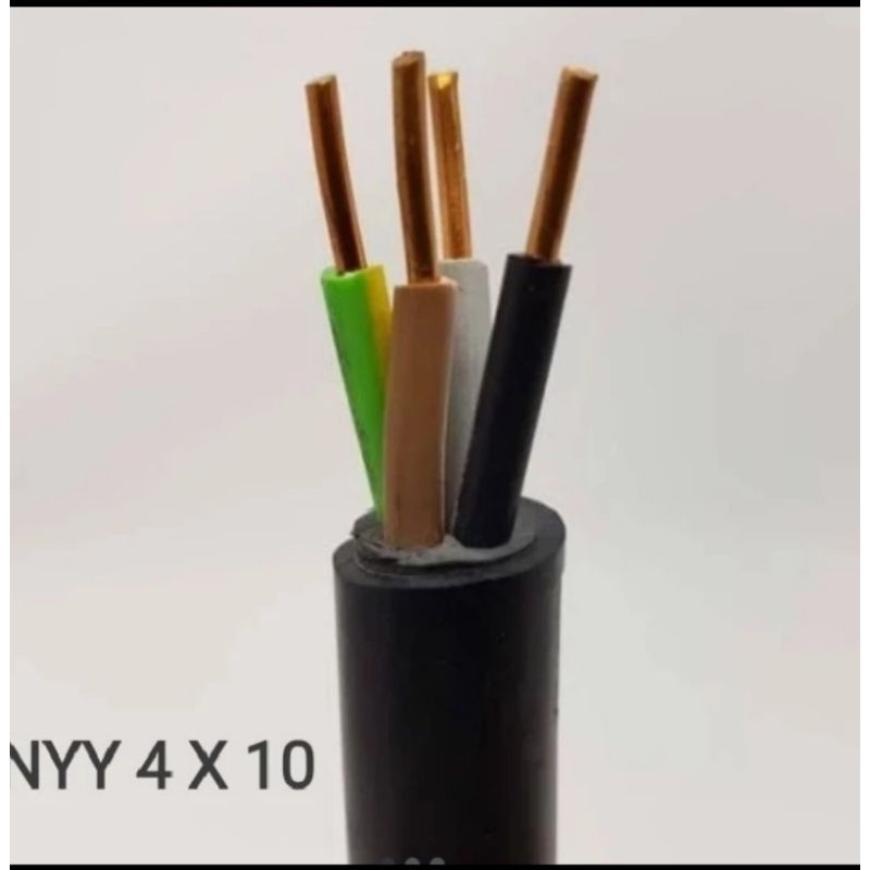 Kabel NYY 4x10 mm/4x10 mm Merk Pulung