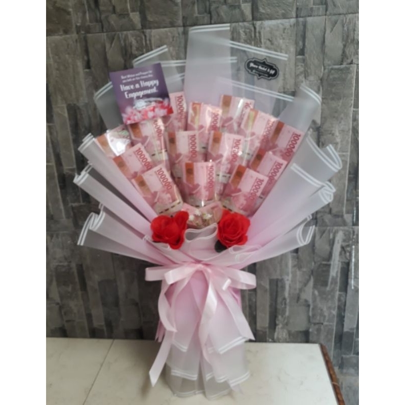 Money Bouqet Buket Uang Hadiah Ultah Buket Mekar Asli