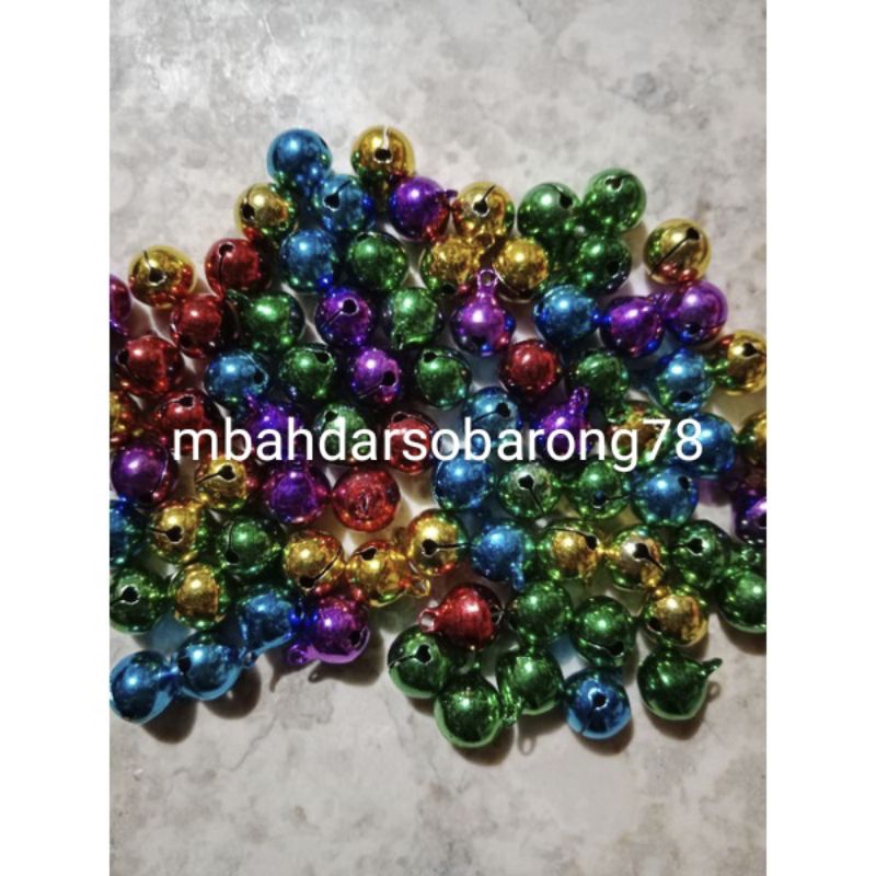 Kerinciingan 14 mm isi 12 pcs, bel, lonceng, klinting warna