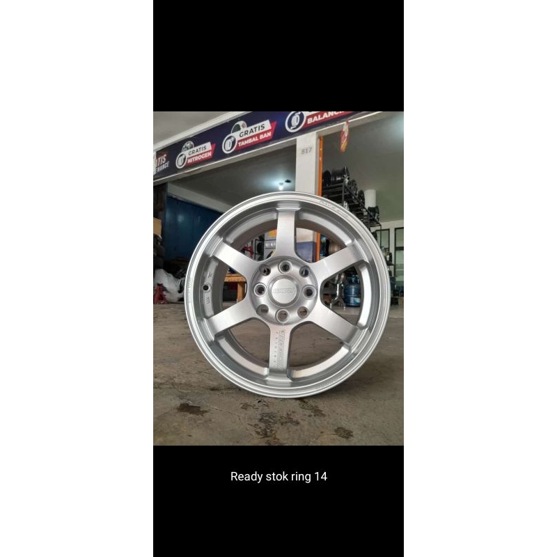 velg mobil , pelek resing r14 tokyo palang 6