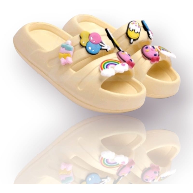 Sandal Anak Perempuan Import Sendal selop Ban 2 Anak Cewek Sandal Anak Motif Terbaru