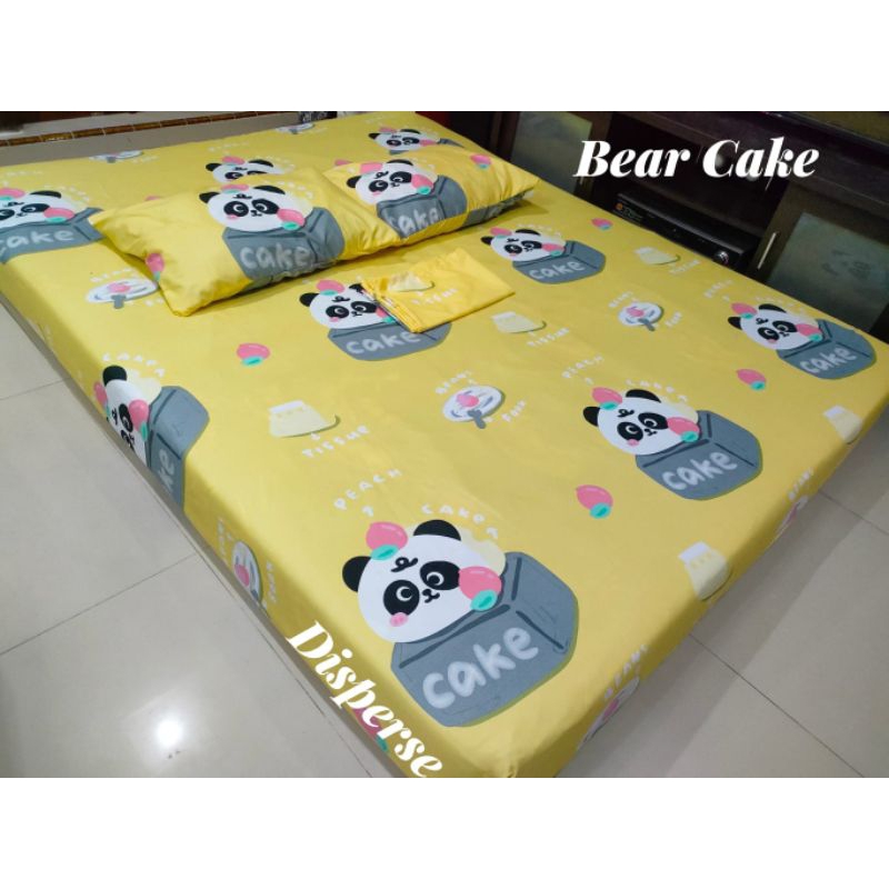 Sprei Yellow Panda Cake