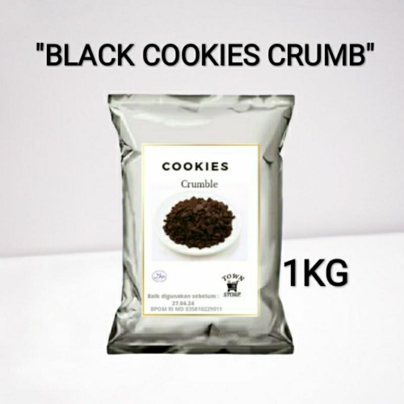 

BUBUK BLACK COOKIES CRUMB HALUS TAMBAHAN TOPPING 1KG PREMIUM