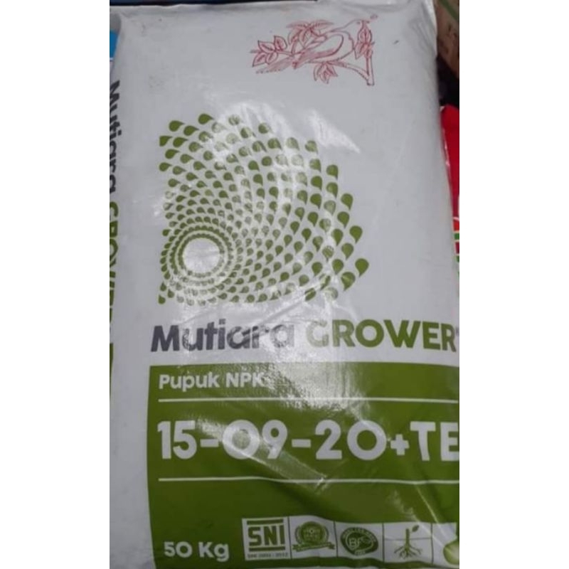 MUTIARA GROWER PUPUK NPK 15-09-20+TE 50 KG