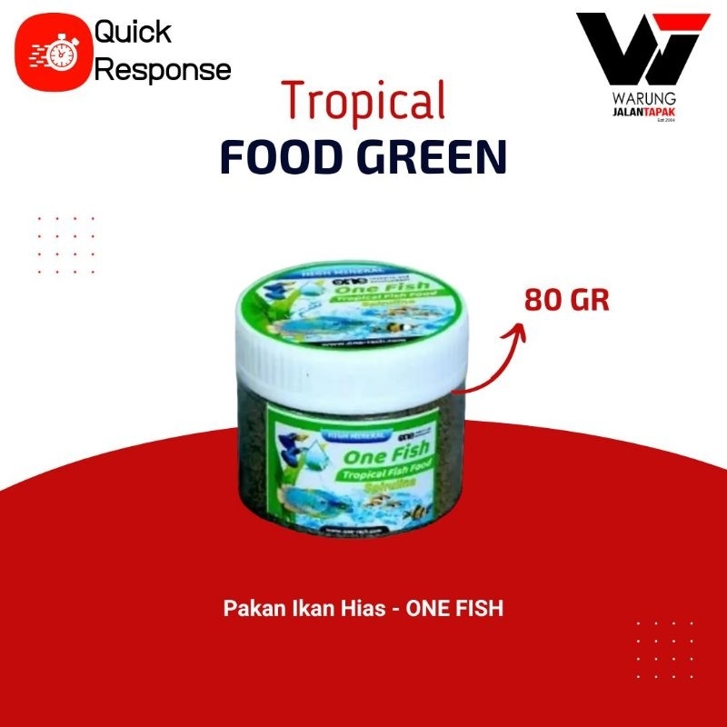 One Fish Green Line pakan burayak ikan tetra sumatra neon 60gr