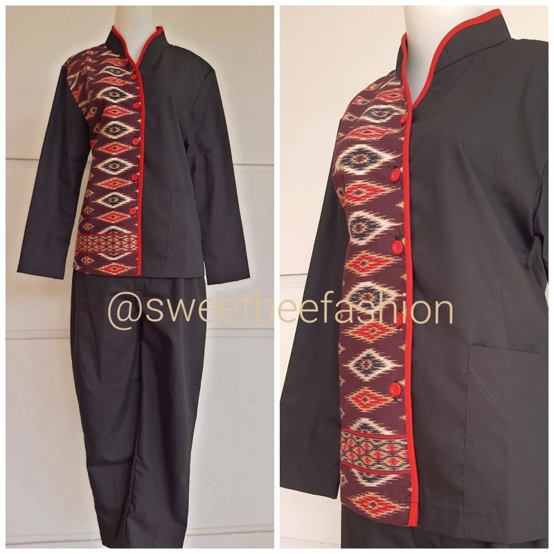 baju seragam uniform suster nanny babysitter batik