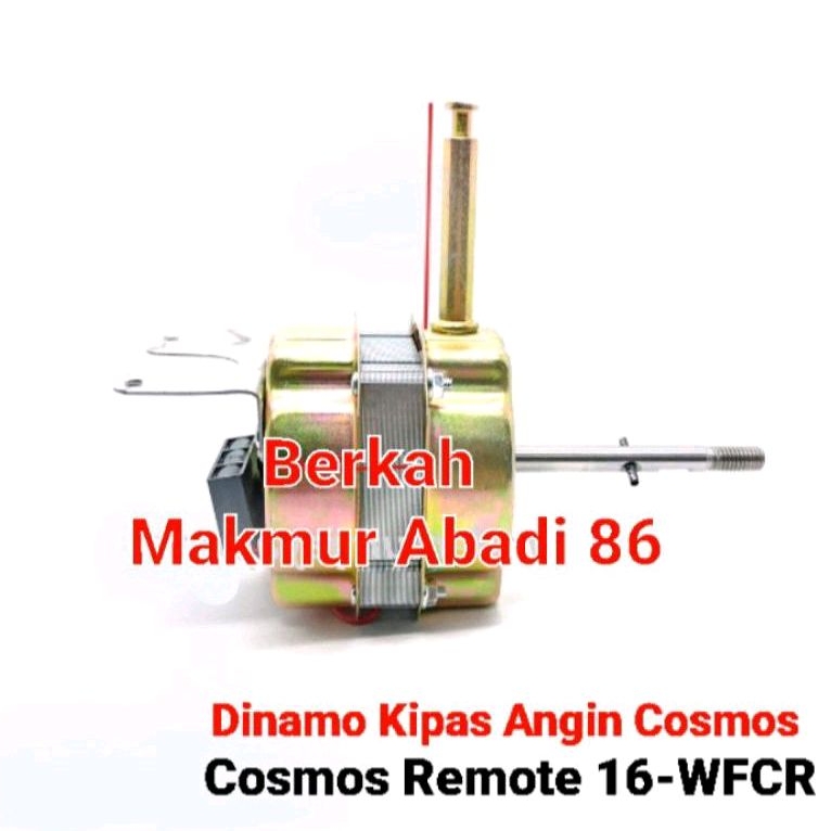 Dinamo Kipas Angin COSMOS 16 WFCR Kipas Angin Wall Fan Remote 16 Inchi
