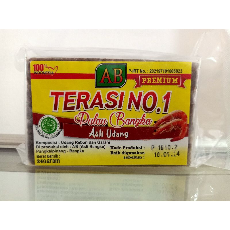 

Terasi AB No.1 Super 240 Gram