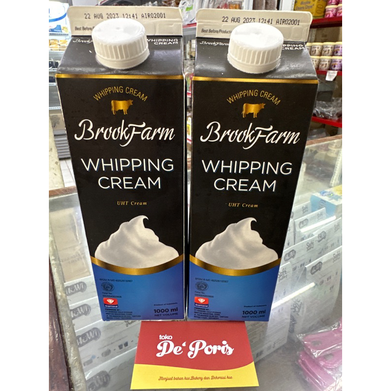 

Whipping Cream Brookfarm 1liter