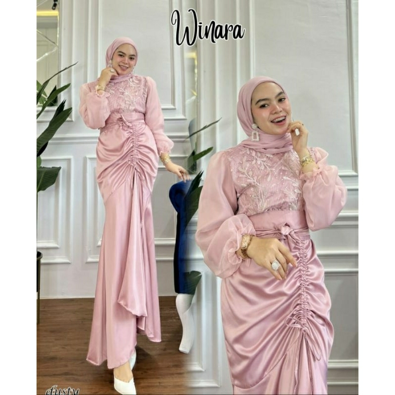 WINARA / AUREL/CHANA/MEDINA DRESS BRUKAT SERUT /GAMIS MERMAID /GAMIS DUYUNG / GAMIS SERUT /GAMIS PES