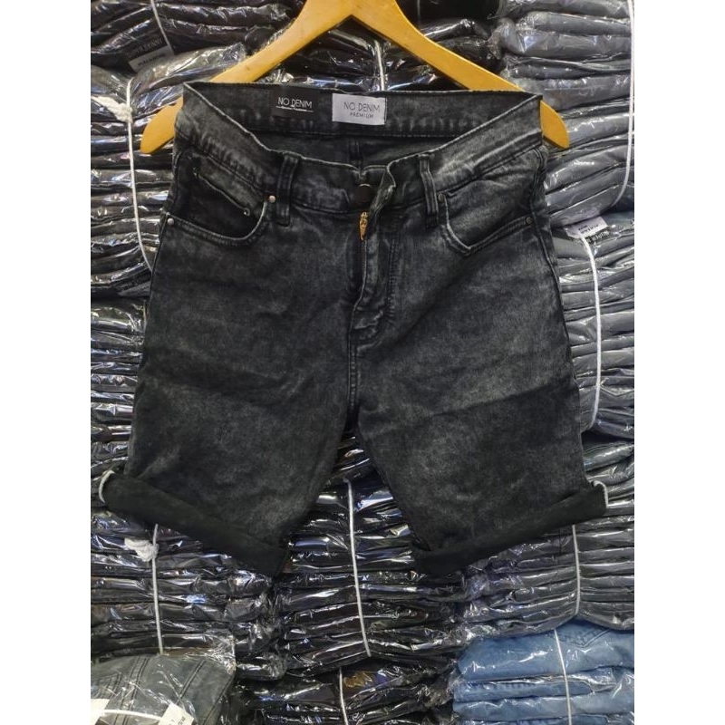 Celana Pendek Jeans Pria, Celana Pendek Pria Stretch