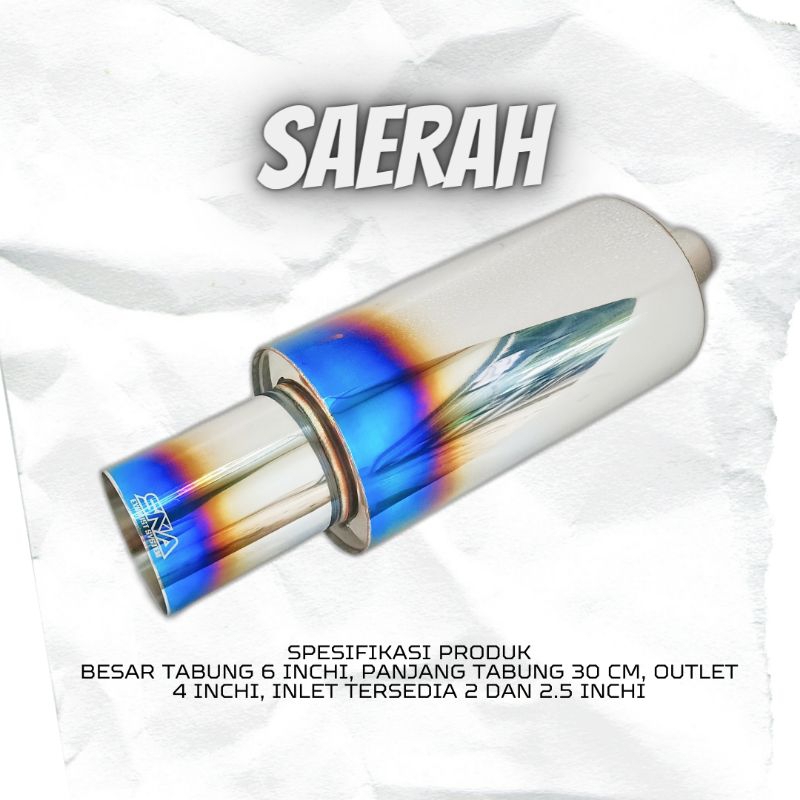 MUFLER SNA Type SAERAH BIG VOLUME