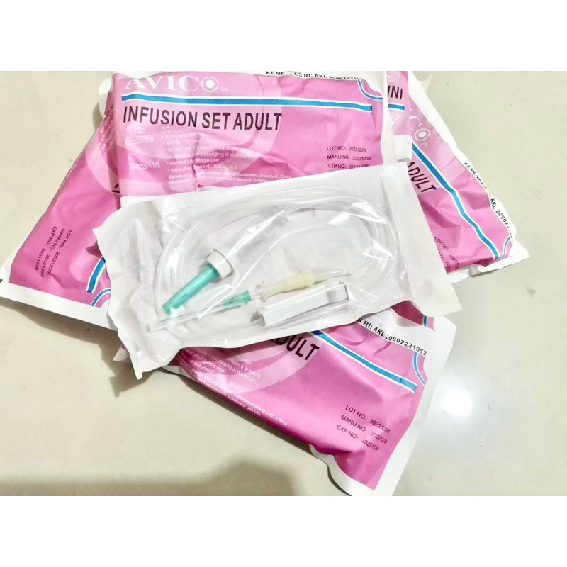 Infusion set Dewasa dan anak dengan Conector Y harga 1 pcs