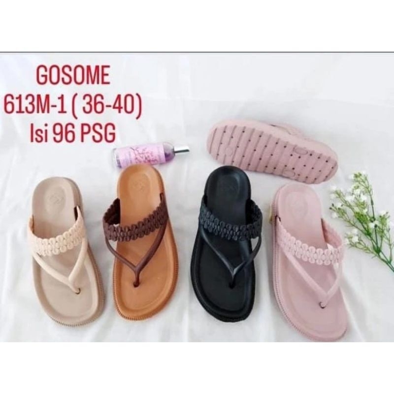 Sandal Wanita Karet Jelly Sandal Rumah Ringan Lentur Nyaman Empuk