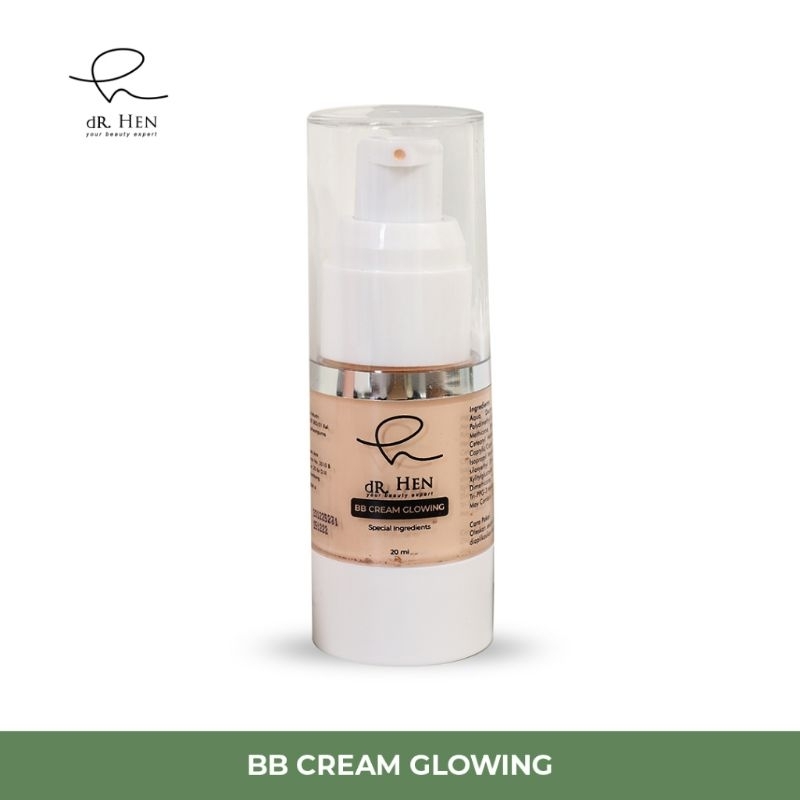 dR. Hen BB Cream Glowing Whitening by dr. Richard Lee Foundation Perawatan Wajah Kosmetik Kecantikan