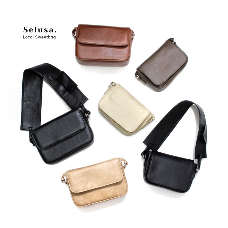 SELUSA JOANNA BAG | Tas Selempang Tas Bahu Tas Kulit Premium