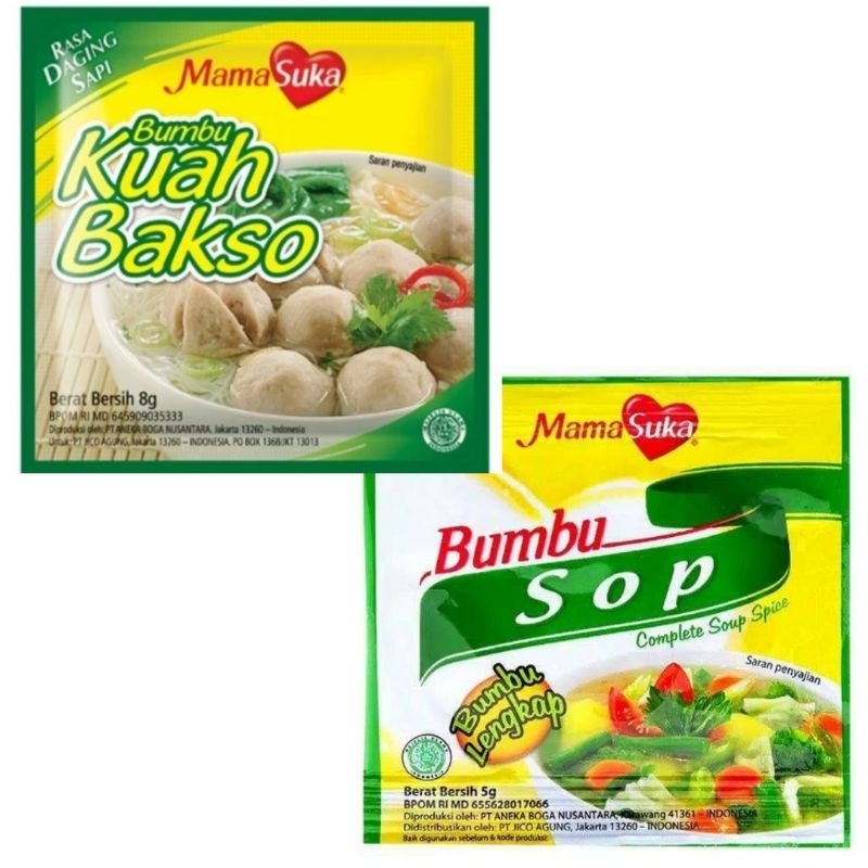 Jual Moojok Mama Suka Bumbu Kuah Bakso Rasa Sapi Bumbu Sop 8gr Murah